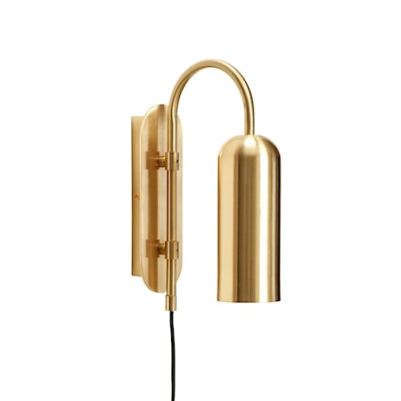 Vägglampa Mässing Small