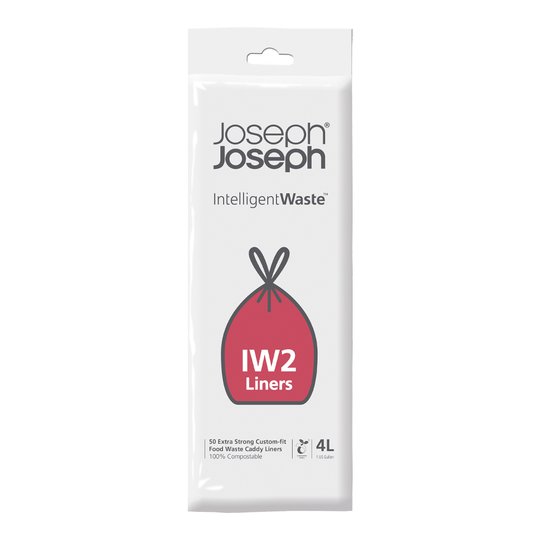 Joseph Joseph - Iw2 Kompostbara påsar 50-pack Vit