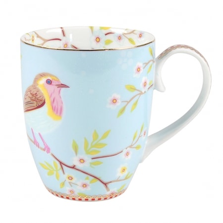 Early Bird Stor Mugg Blå 35cl