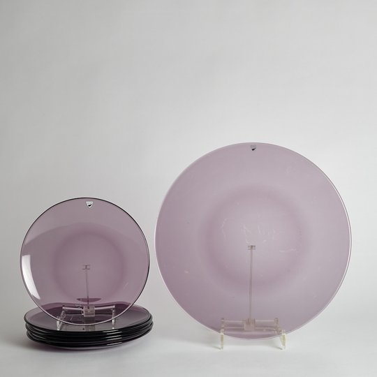 Orrefors - SÅLD Violeta Assietter och Fat