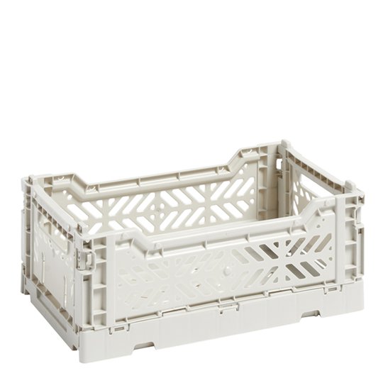 Hay - Hay Förvaringslåda Colour Crate S Ljusgrå