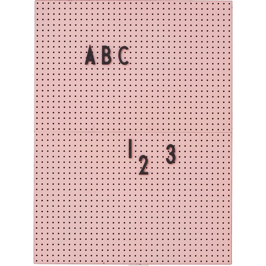 Design Letters Message Board A4, Rosa