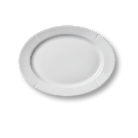 Grand Cru Oval tallrik 17,5x23,5 cm vit