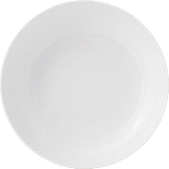 Lyngby Porcelæn Rhombe Tallrik 20 cm Vit