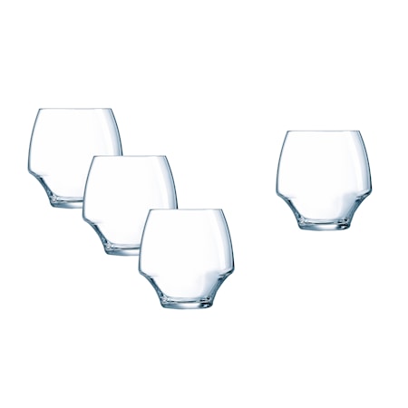 Open Up Vattenglas 38 cl 4-pack Klar