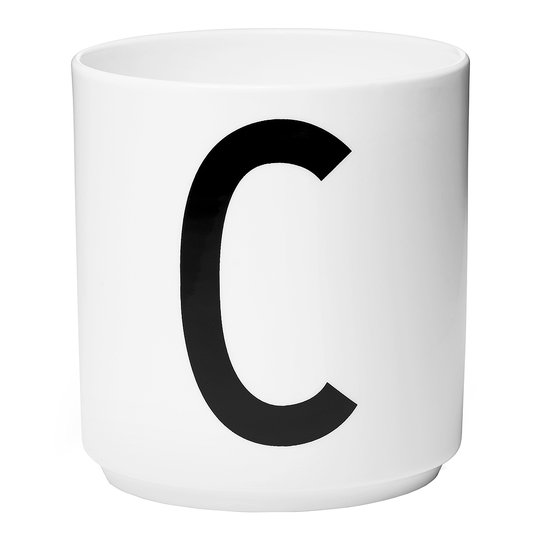 Design Letters - Design Letters Mugg C Vit