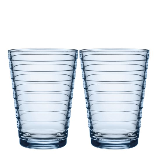 Iittala - Aino Aalto Glas 33 cl 2-pack Aqua