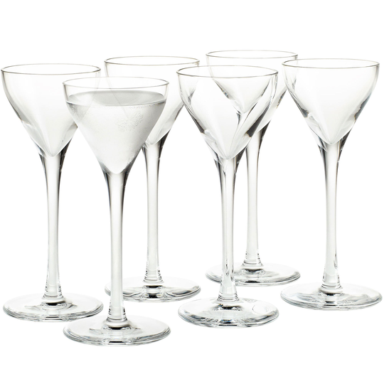 Holmegaard Cabernet Snapsglas 4,5 cl 6 st, Klar