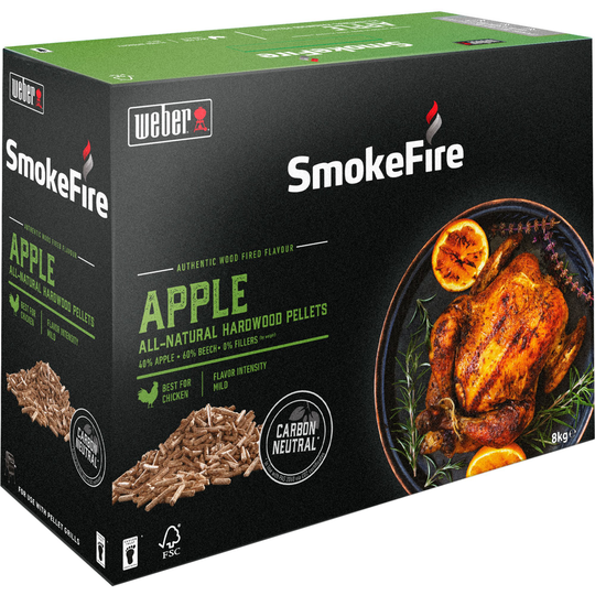 Weber Träpellets – Äpple, 8 kg