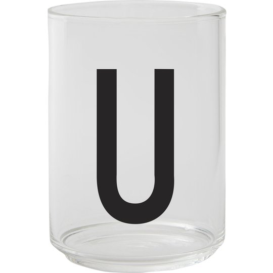 Design Letters Dricksglas, U