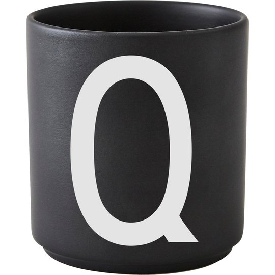 Design Letters Porslinsmugg Svart, Q