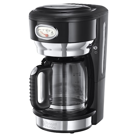 Russell Hobbs Kaffebryggare Retro Svart