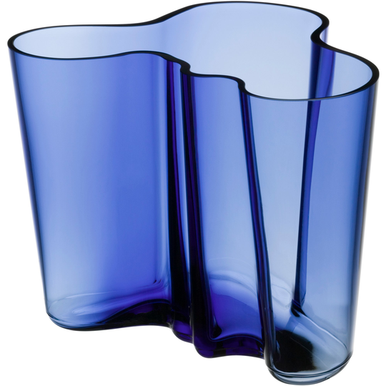 Iittala Aalto vas, 16 cm, ultramarinblå