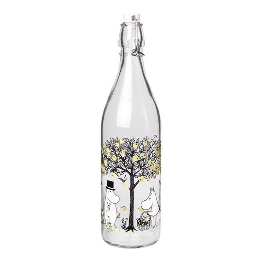 Muurla - Mumin Glasflaska Äpplen 1 L
