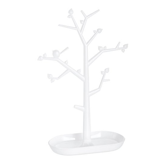Koziol - pi:p Smyckesträd Large Crystal Clear/Cotton White