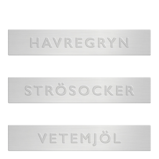 Solstickan - Skyltar till Förvaringsburk 3-pack