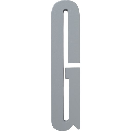 Design Letters Grå Bokstav i Trä, G