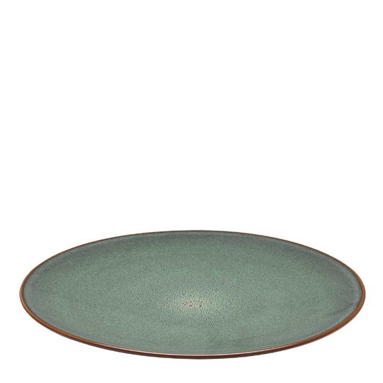 Aida - Tallrik 26 cm Mes Mörkgrön