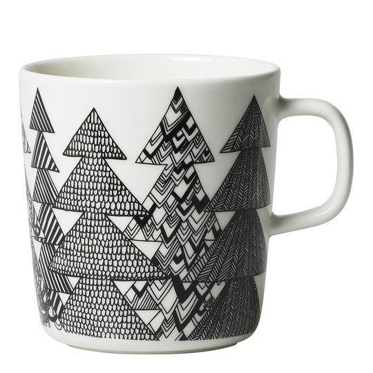 Marimekko - Kuusikossa Mugg 40 cl Vit/Svart