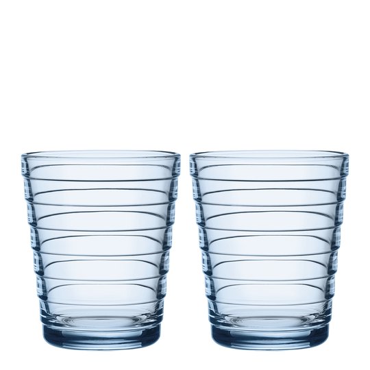 Iittala - Aino Aalto Glas 22 cl 2-pack Aqua