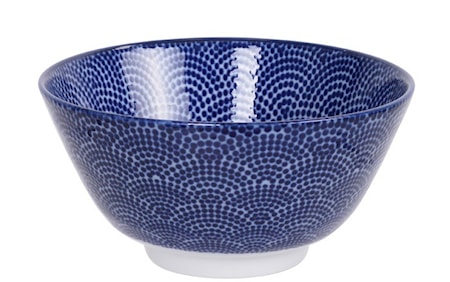 Nippon Blue Rice Bowl Dots 12 cm