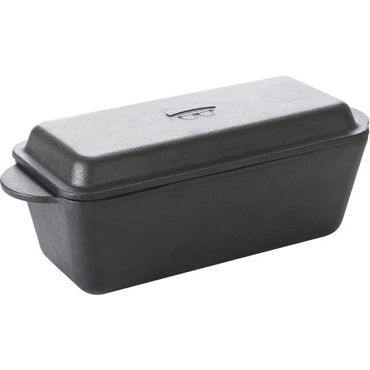 Holm Brødform m/låg 25x11cm støbejern