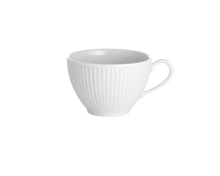 Plissé Kaffekopp 18 cl Vit