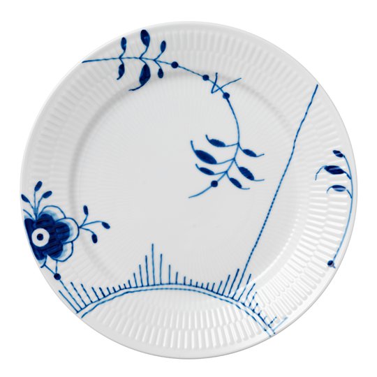 Royal Copenhagen - Blue Fluted Mega Tallrik flat 27 cm dekor 2