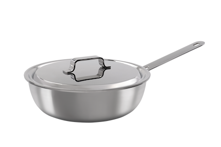 Sauteuse med Lock 24 cm