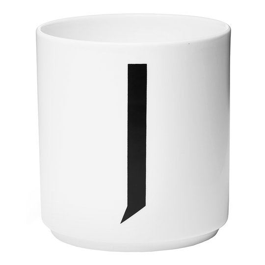 Design Letters - Design Letters Mugg J Vit