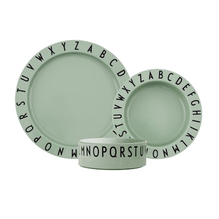Eat & Learn Serveringsset Grön Tritan