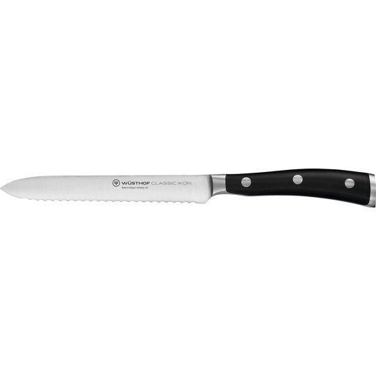 Wüsthof Classic Ikon Korvkniv Svart 14 cm