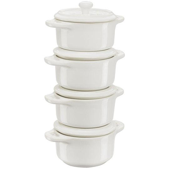 Staub Minigryta 4 st. vit
