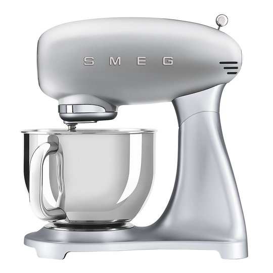 Smeg - 50's Style Köksmaskin SMF02 4,8 L Silvergrå