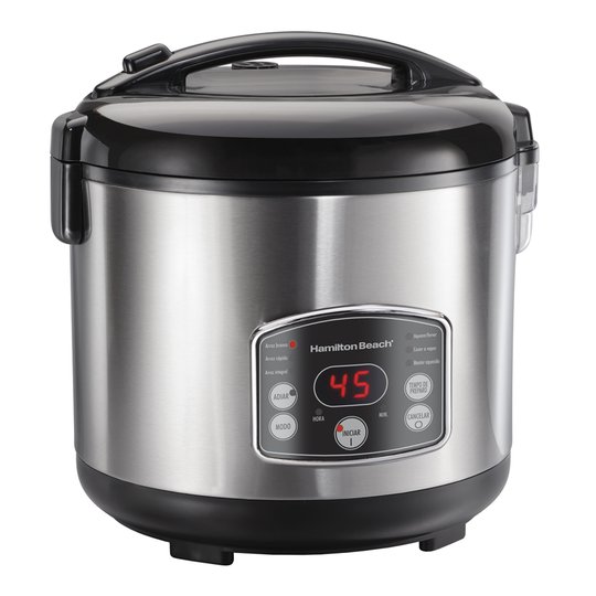Hamilton Beach - Digital Simplicity Riskokare/Ångkokare 4,75 L Rostfri