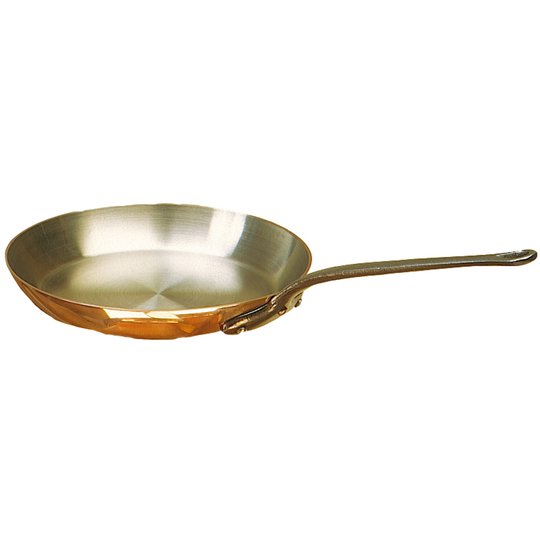 Mauviel M'250 Cuprinox stekpanna. koppar./järn, Ø26cm