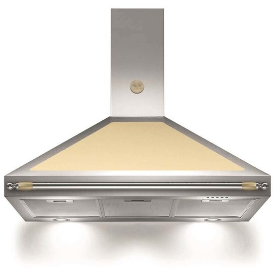 Bertazzoni Fläktkåpa K100HERCRA 100 cm, Heritage-serien, beige