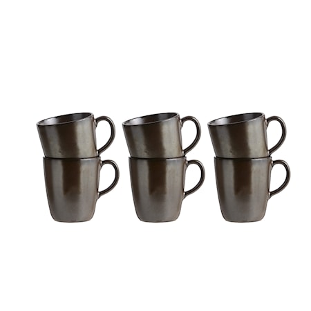 Raw Mugg m Öra Metallic Brown 6 st 35cl