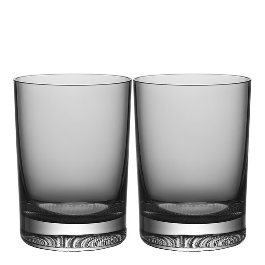 Kosta Boda - Limelight Tumbler 22 cl 2-pack Rökgrå