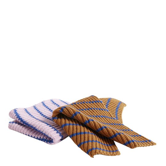 Hay - Kitchen Cloth Tvättlappar Melerad Rosa/Blå/Brun