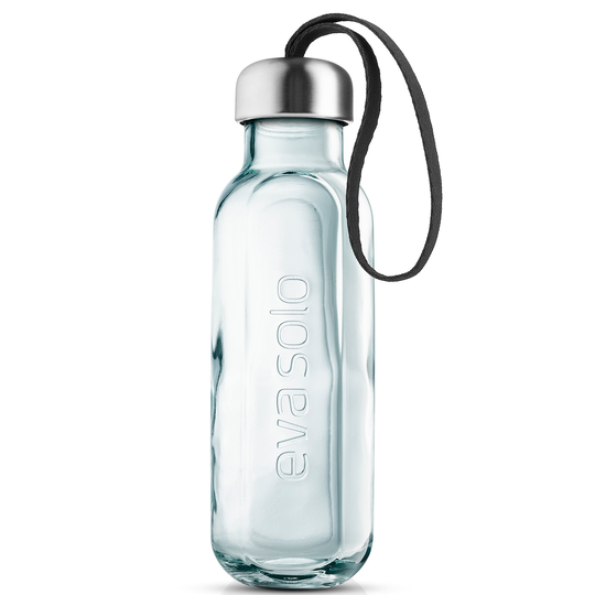Eva Solo Recycled Dricksflaska i Glas, Svart