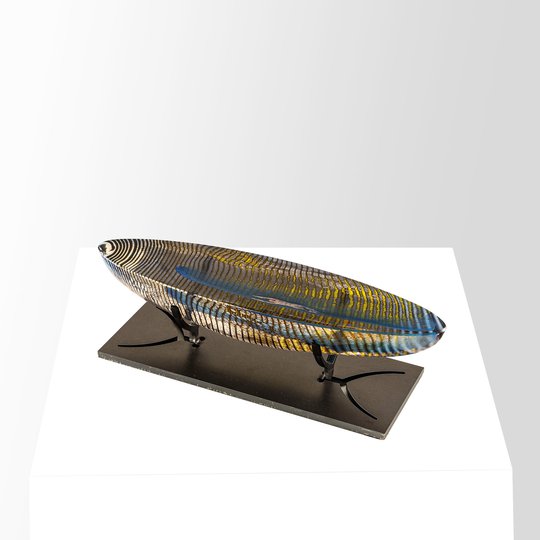 Kosta Boda Boat Caspar Skulptur 25 cm. Klar