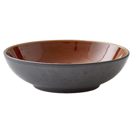 Pastaskål 20cm Svart/amber BITZ