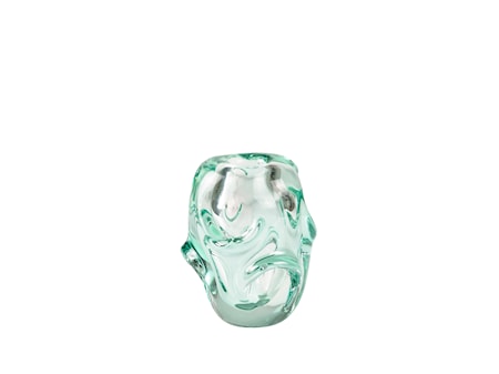 Vas D12,5 x 15 cm Cyan Glas