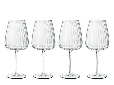 Rödvinsglas Bordeaux Optica 70 cl 4 st
