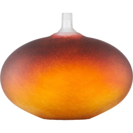 Kosta Boda BV Beans Skulptur Guldbrun Satin