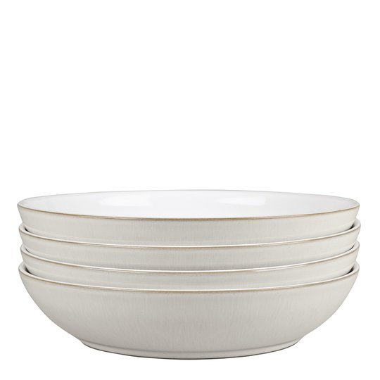 Denby - Natural Canvas Pastaskål 4-pack Vit