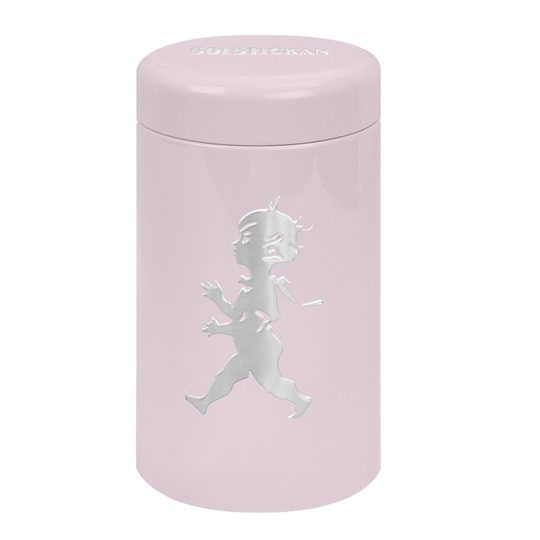 Solstickan - Tändstickor i burk Rosa