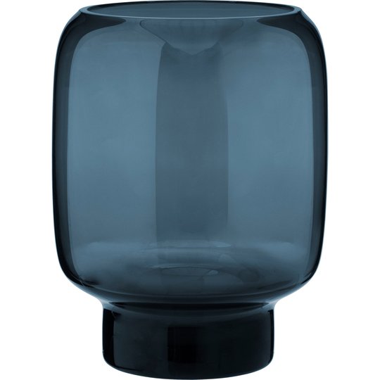 Stelton Hoop vas 18 cm Glas Midnattsblå