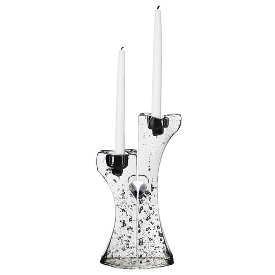 Kosta Boda - Connect Ljusstake 22 cm 2-pack